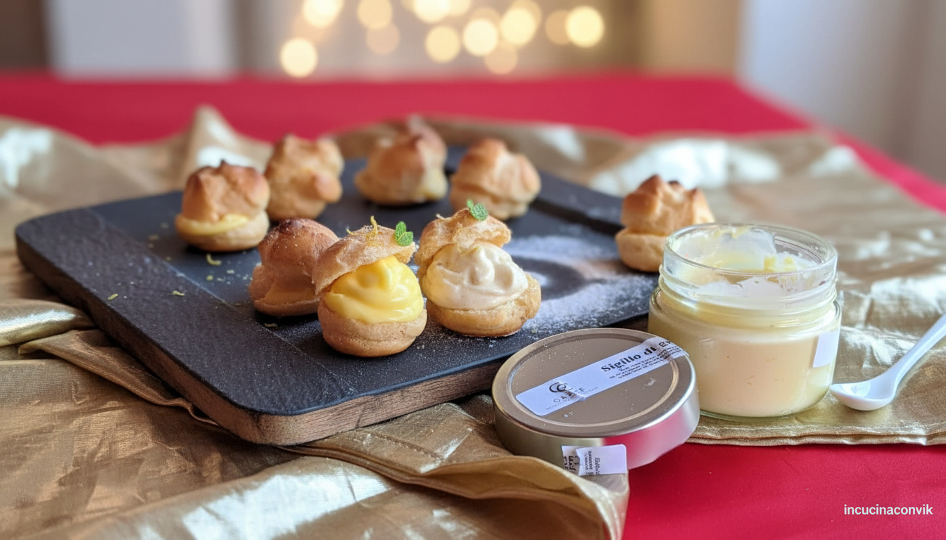 Ricetta Bignè con Crema di Limone Grace